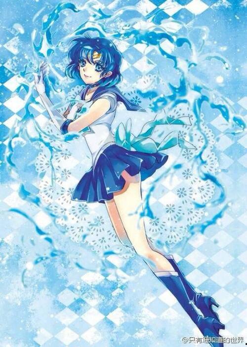 蓝色少女图片,梦幻般的视觉盛宴