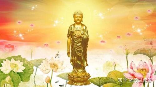 阿弥陀佛 图片,慈悲之光，净土之源