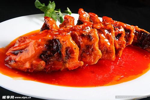 糖醋鱼图片大全大图,酸甜可口，色香味俱全的美味佳肴
