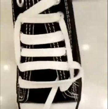 单身鞋带系法教程图片,简单易学，打造独特时尚鞋履