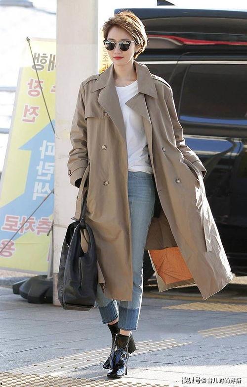 韩国大衣图片大全,经典与创新的完美融合